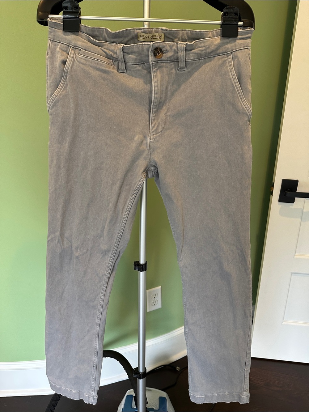 Light Gray Slim Chinos